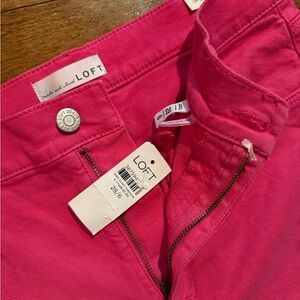 LOFT Fuchsia Trousers